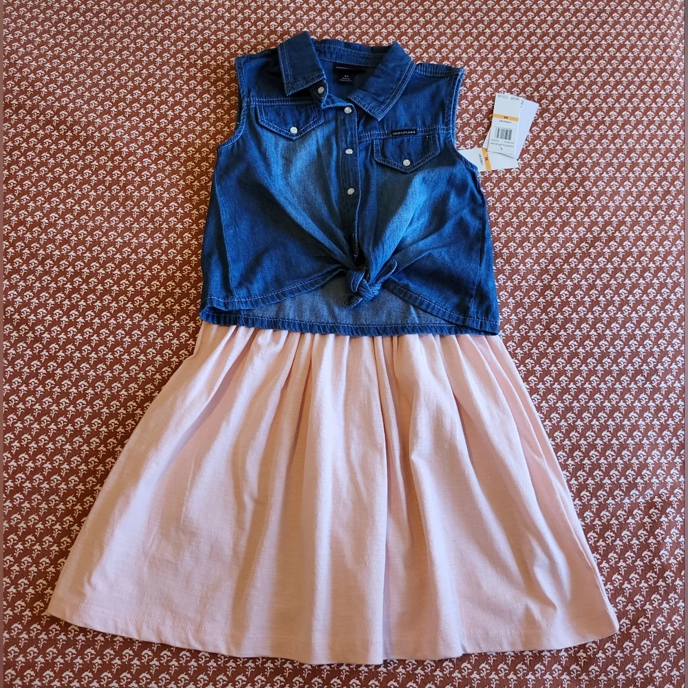 Nwt Calvin Klein Jean's dress - Picture 1 of 6